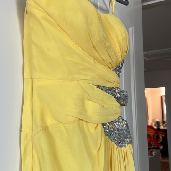 Canary Yellow Faviana Designer Dress - Picture 8 of 16